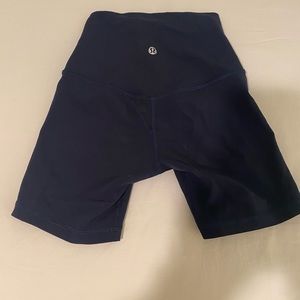 lululemon athletica Navy High-Rise Athletic Shorts